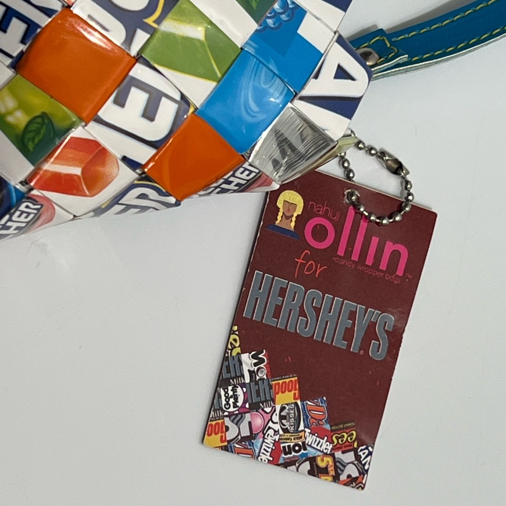Nahui Ollin Hershey’s Jolly Rancher Candy Wrapper Wristlet NEW - Picture 5 of 9